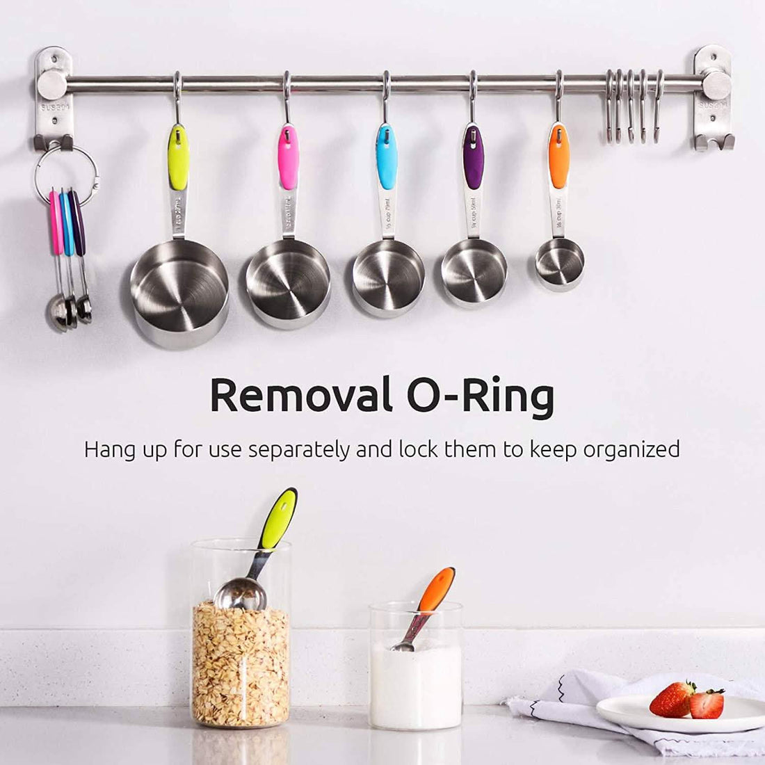 10 - Piece: Measuring Cups and Spoons Set - KitchenCraftedGoods