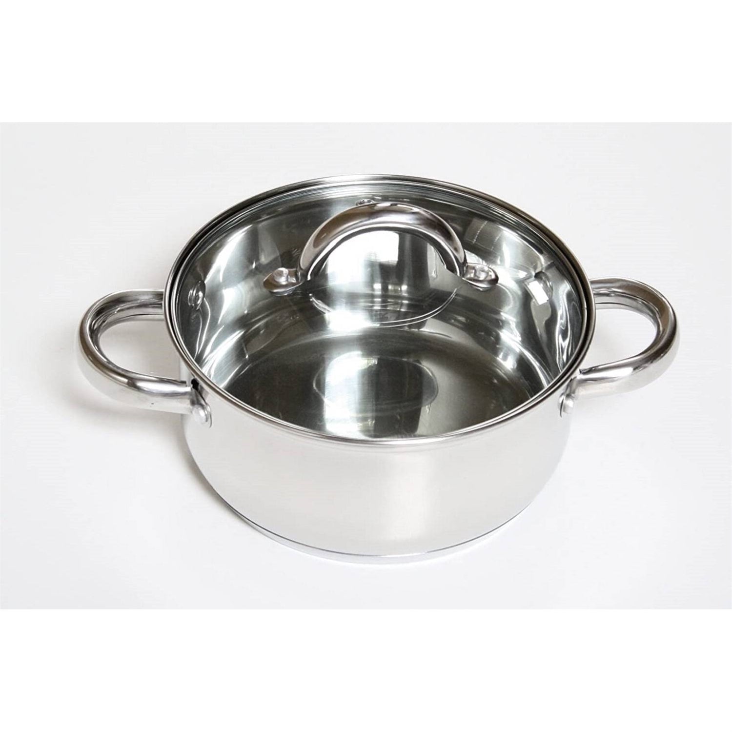 12 Piece Cool Touch Stainless Steel Cookware Set - KitchenCraftedGoods