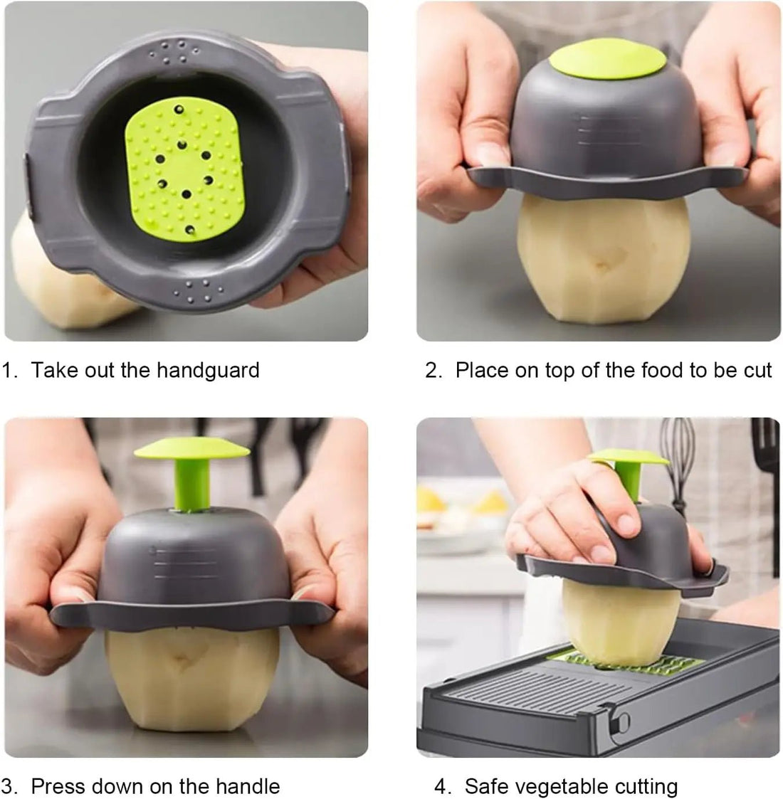 16 - in - 1 Vegetable Chopper & Mandoline Slicer with Cleaver Blade - KitchenCraftedGoods
