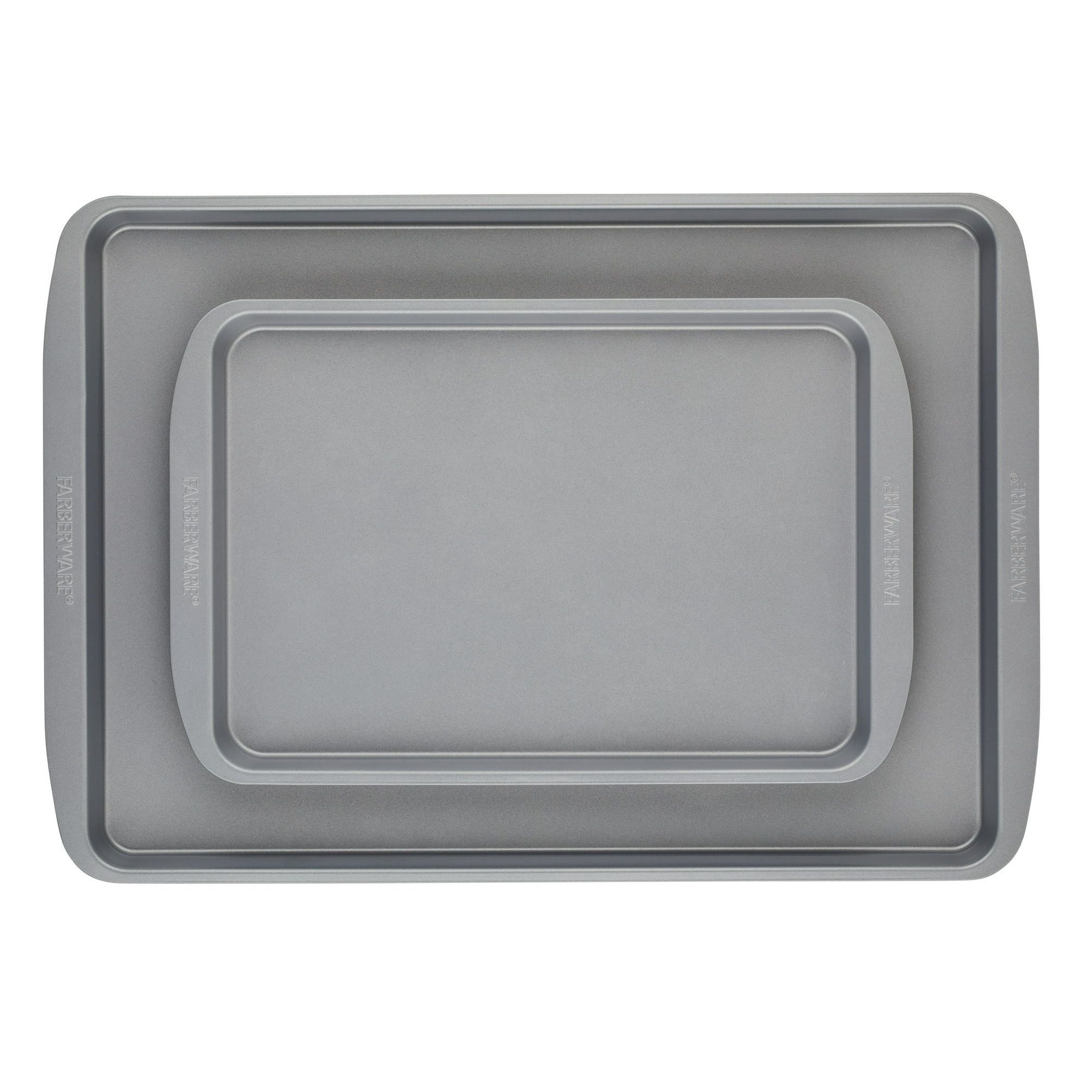 GoldenBake 2-Piece Nonstick Sheet Pan Set Gray