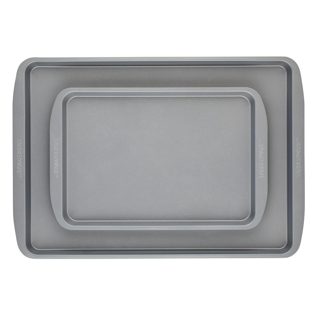 GoldenBake 2-Piece Nonstick Sheet Pan Set Gray