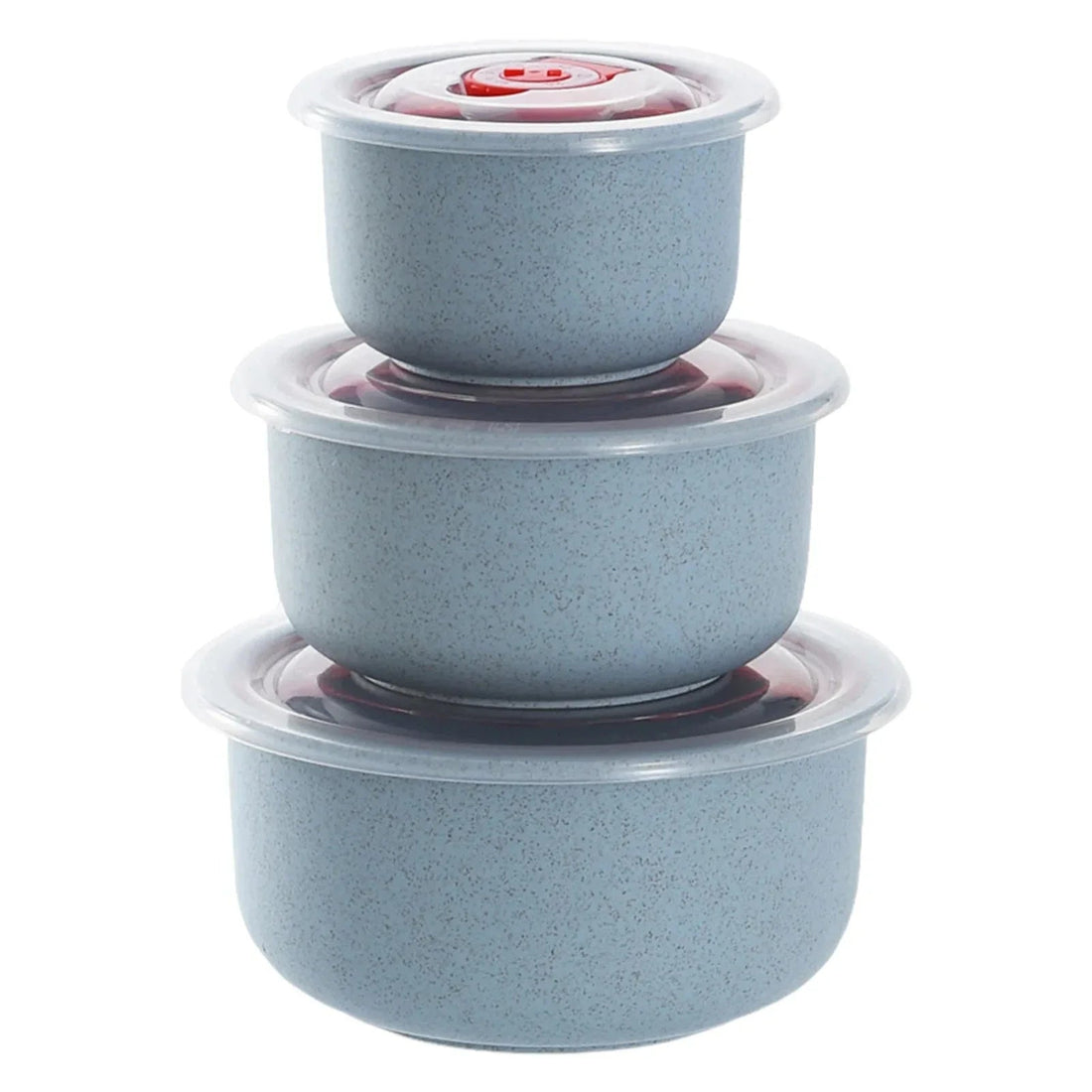 3 - Piece Bento Food Storage Containers Microwaveable Meal Prep - KitchenCraftedGoods