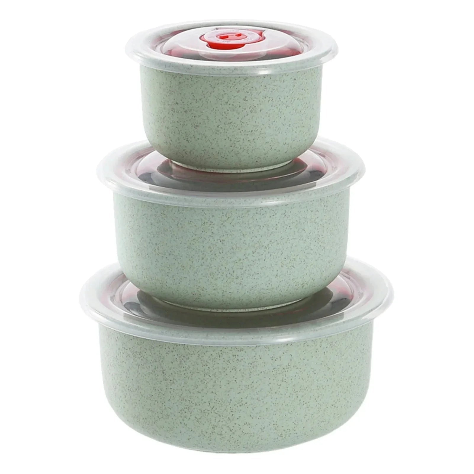 3 - Piece Bento Food Storage Containers Microwaveable Meal Prep - KitchenCraftedGoods