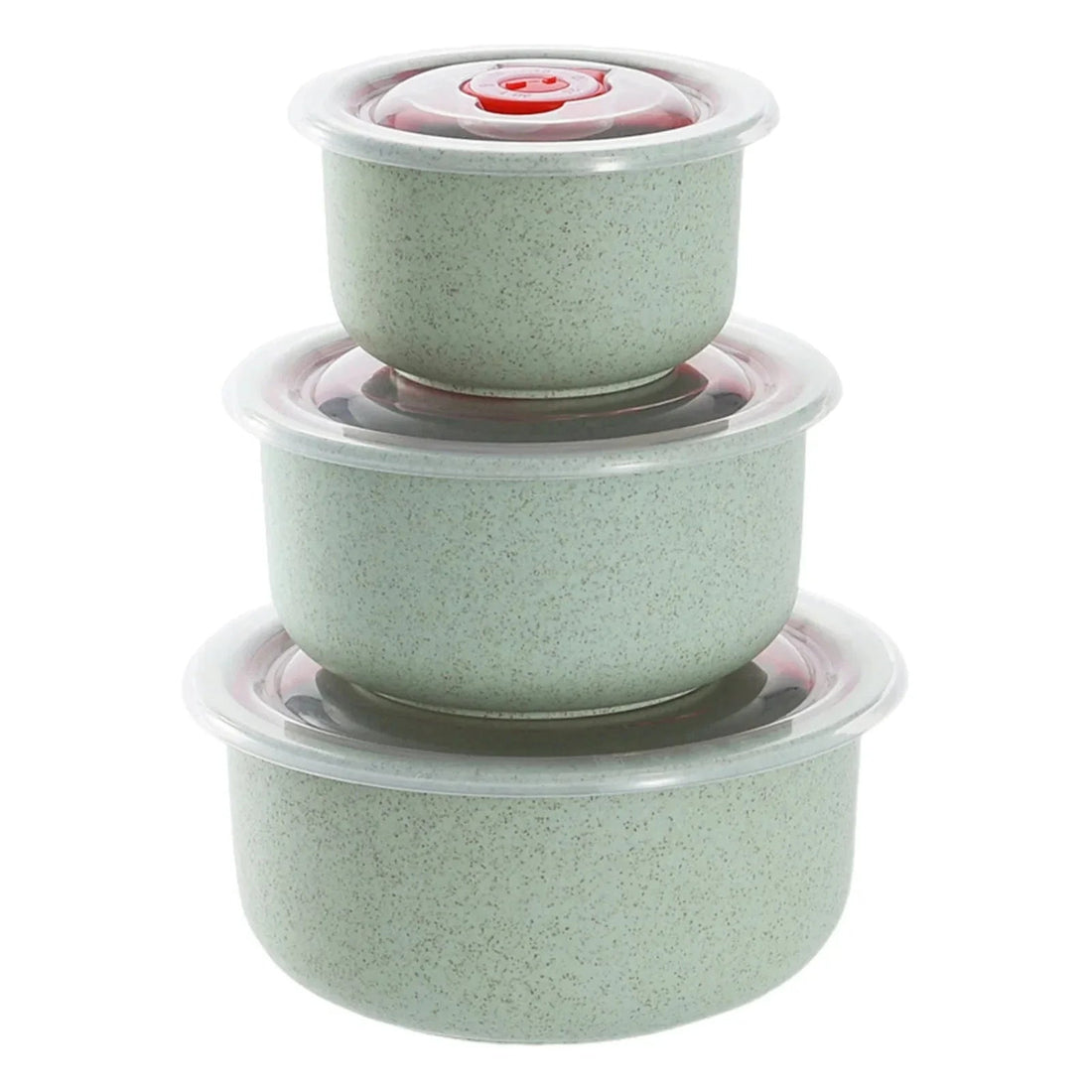 3 - Piece Bento Food Storage Containers Microwaveable Meal Prep - KitchenCraftedGoods