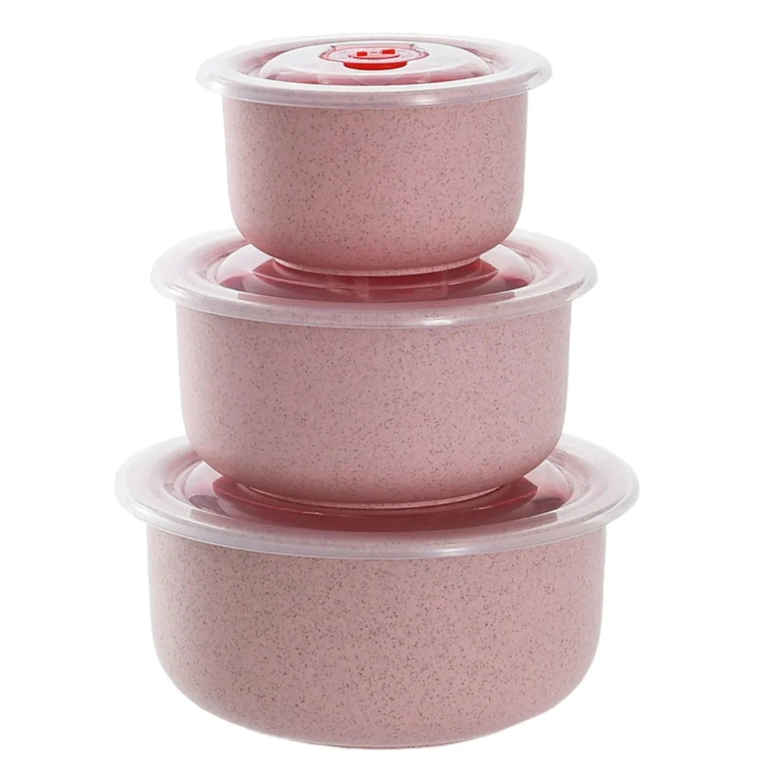 3 - Piece Bento Food Storage Containers Microwaveable Meal Prep - KitchenCraftedGoods