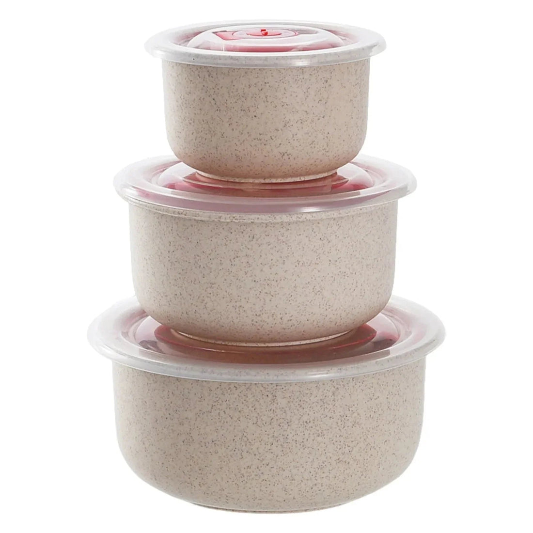 3 - Piece Bento Food Storage Containers Microwaveable Meal Prep - KitchenCraftedGoods