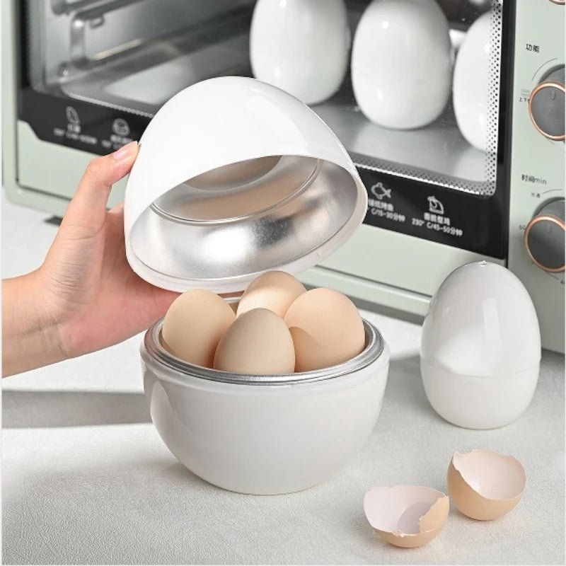4 - Egg Microwave Egg Steamer Boiler Cooker - KitchenCraftedGoods
