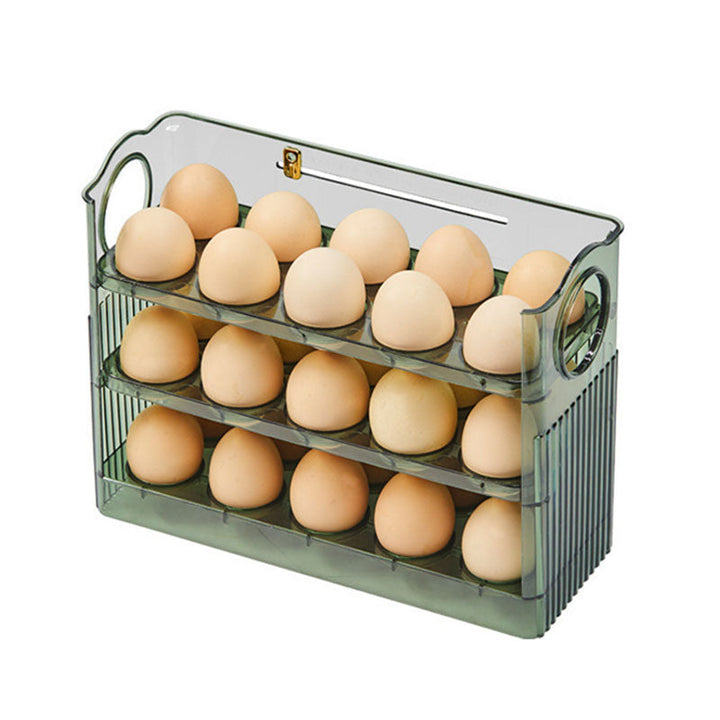 Large-Capacity Fridge Egg Storage Multi-Layer Tray
