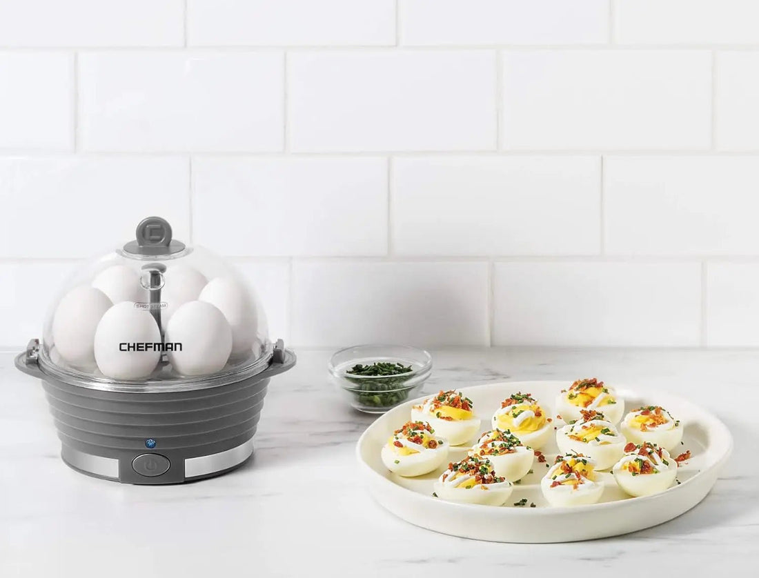 6‑Egg Rapid Electric Cooker Steam Poach Boil - KitchenCraftedGoods