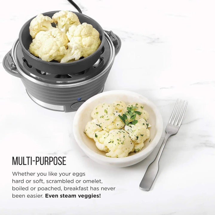 6‑Egg Rapid Electric Cooker Steam Poach Boil - KitchenCraftedGoods