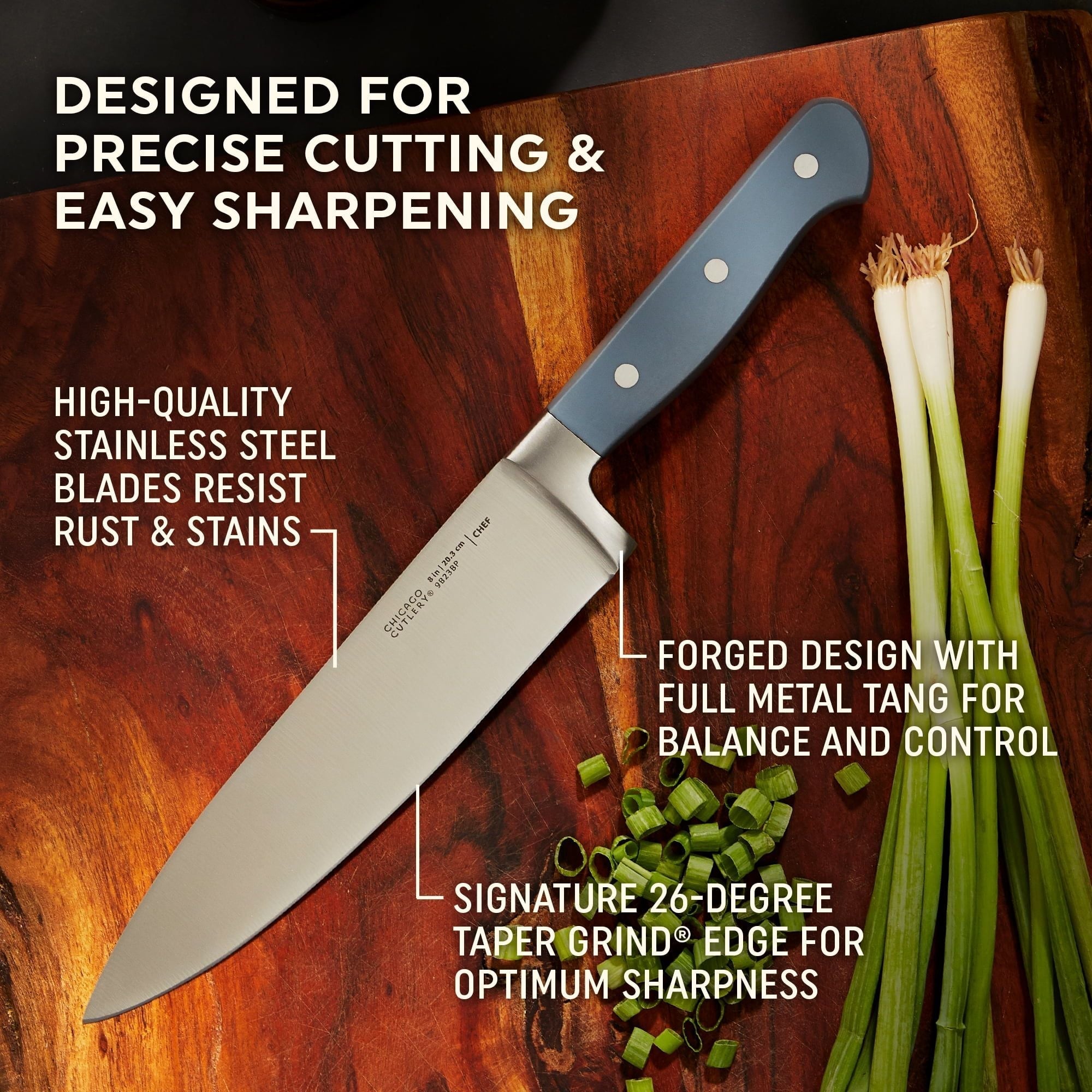 7 - Piece Kitchen Knife Block Set - KitchenCraftedGoods
