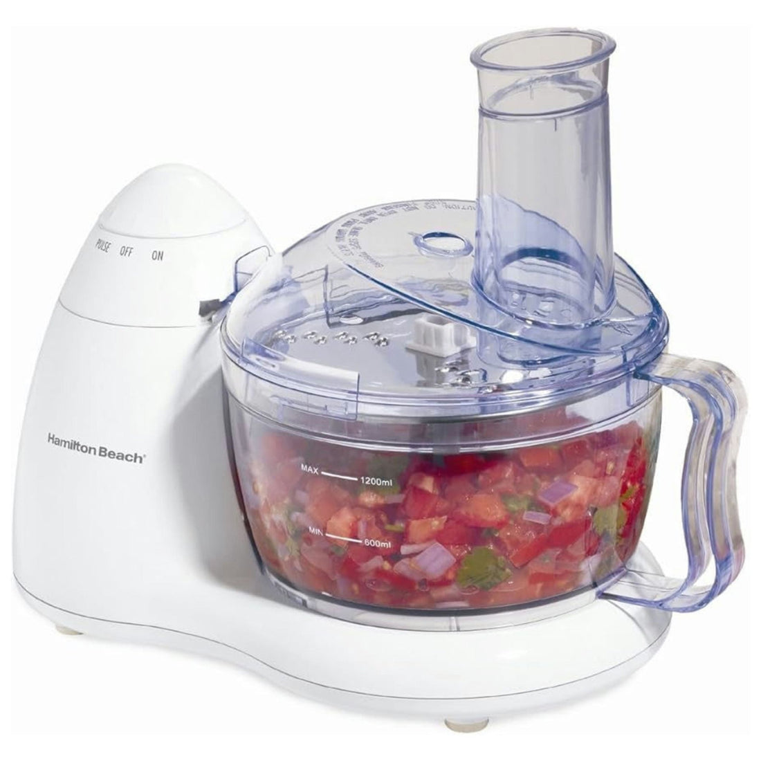 8 - Cup Food Processor With 2 Speeds Plus Pulse, - White - 8 cup - KitchenCraftedGoods