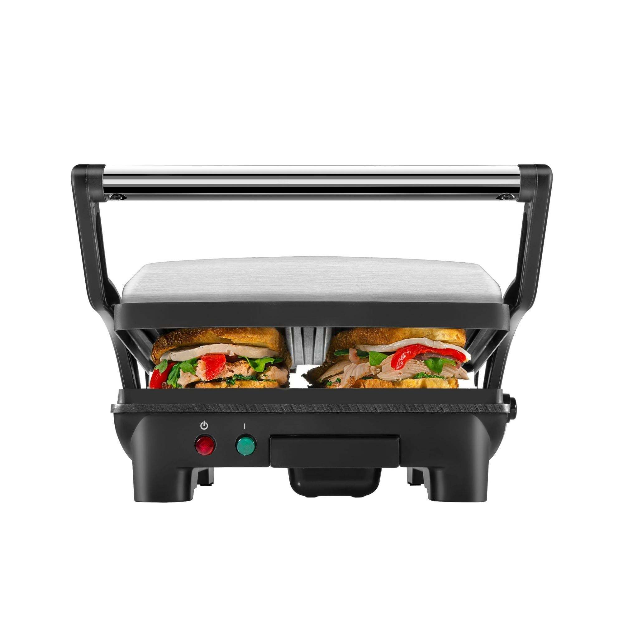 3-in-1 Electric Panini & Sandwich Grill 4-Slice