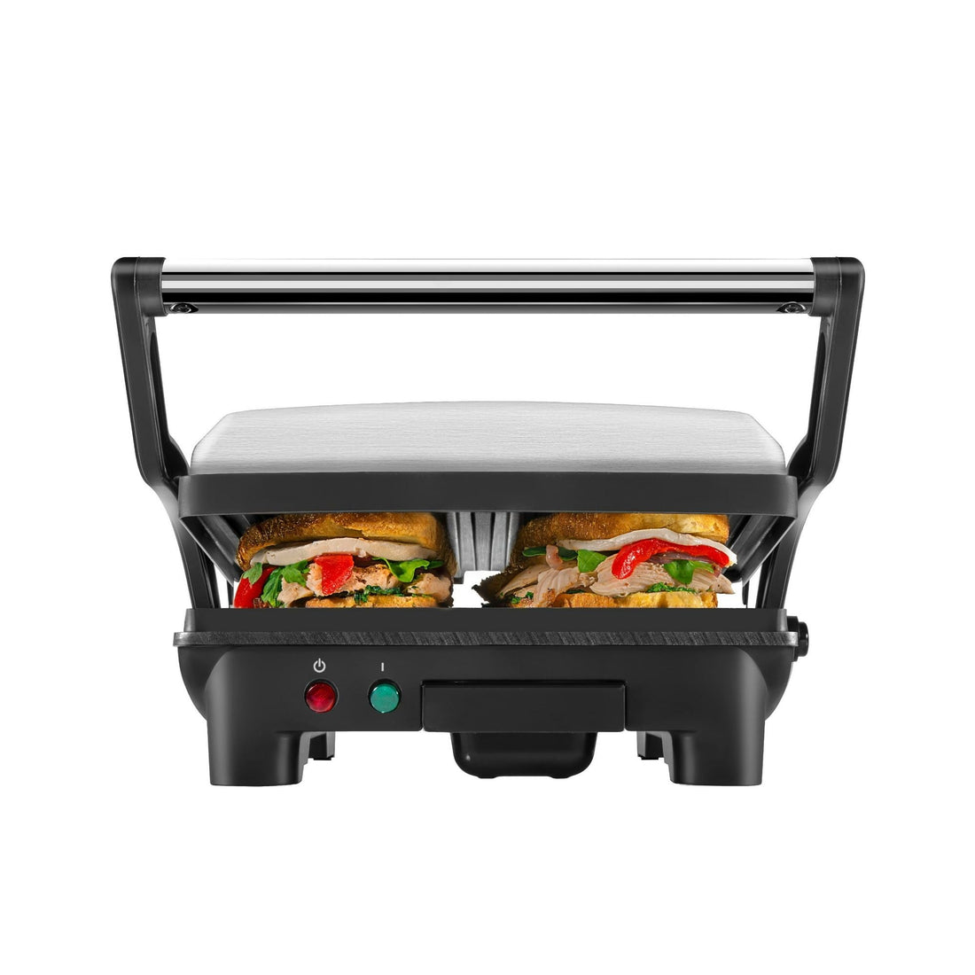 3-in-1 Electric Panini & Sandwich Grill 4-Slice