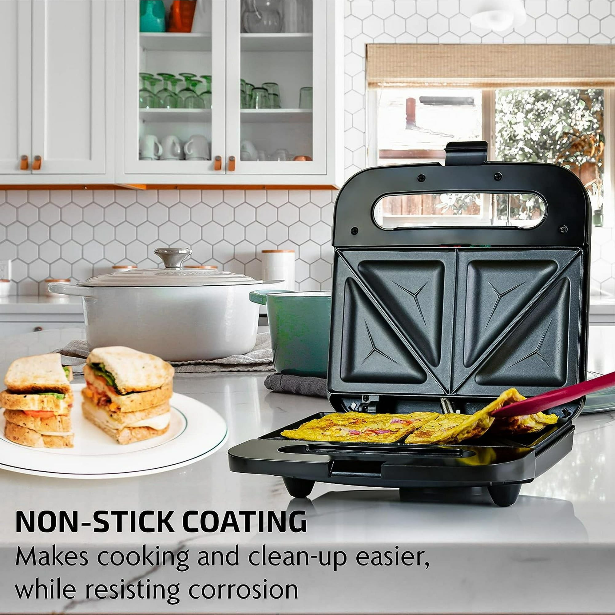 Electric Sandwich Maker Non-Stick Cool Touch