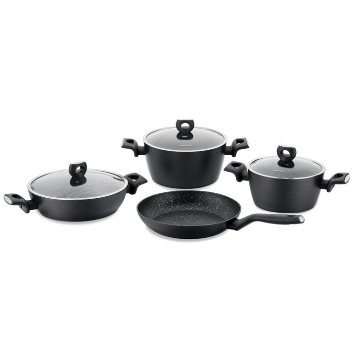 Nora 7-Piece Cookware Set Black