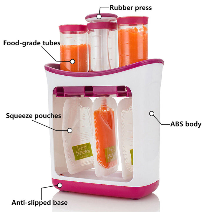 Squeeze Food Station Baby Food Storage & Maker Set