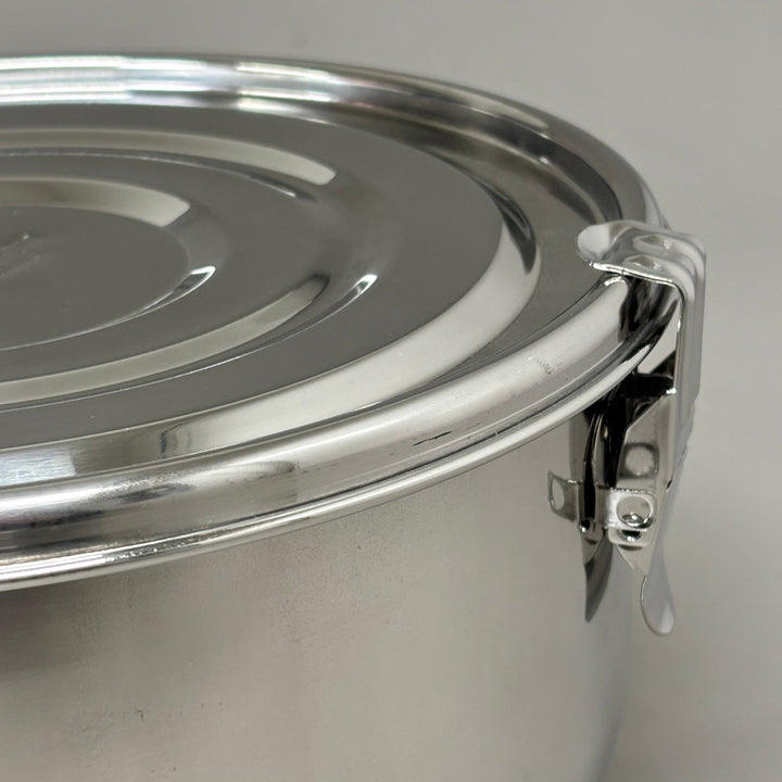 CVAULT 1/2 lb Storage Container Air Tight & Light Resistant Food Grade Stainless Steel