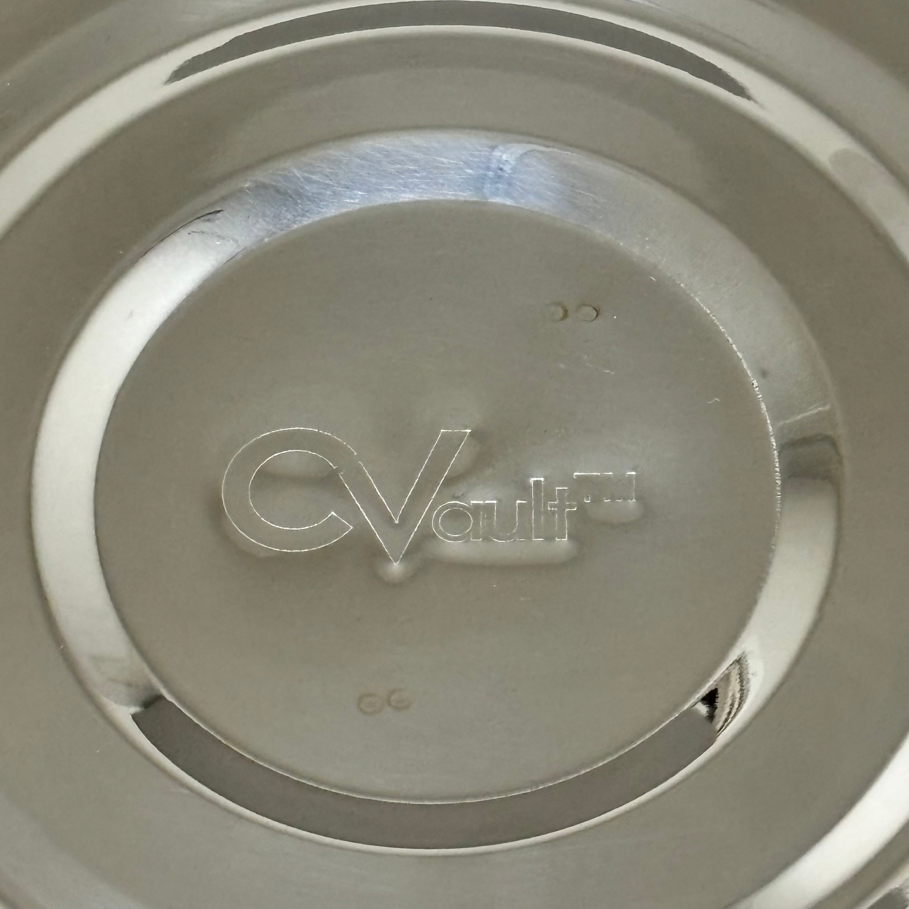 CVAULT 1/2 lb Storage Container Air Tight & Light Resistant Food Grade Stainless Steel
