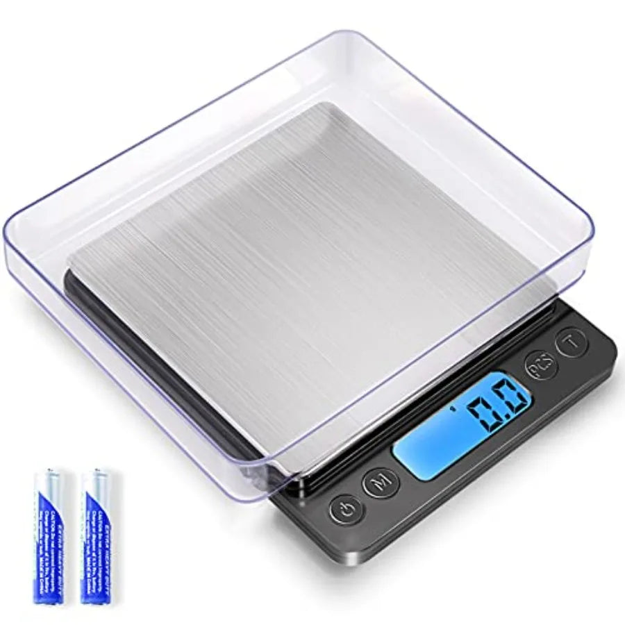 Digital Pocket Food Scale 3000g x 0.1g – High Precision Mini Kitchen Scale with Tare Function, LCD Display for Baking, Cooking, Coffee & Jewelry