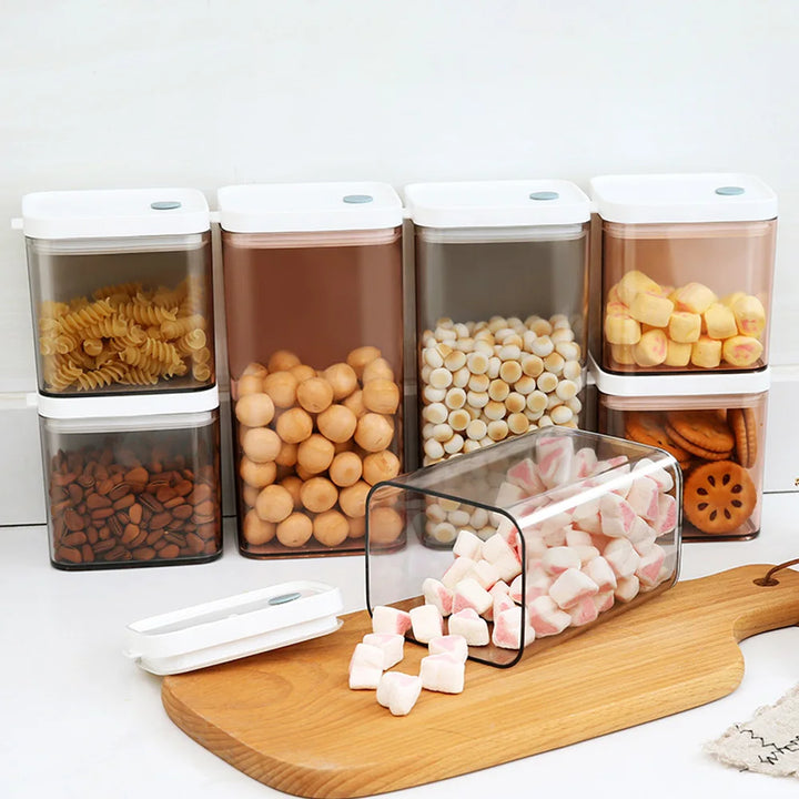 DecorBites™ Bulk Hermetic Food Storage Container Plastic Organizer
