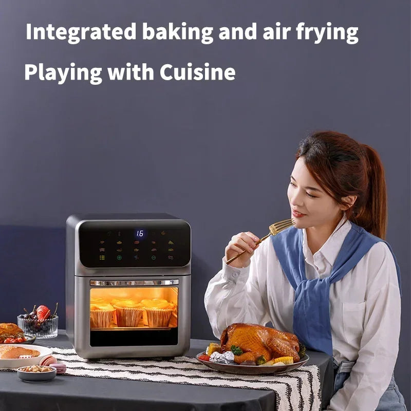 12L Air Fryer Oven 360° Convection Oil-Free
