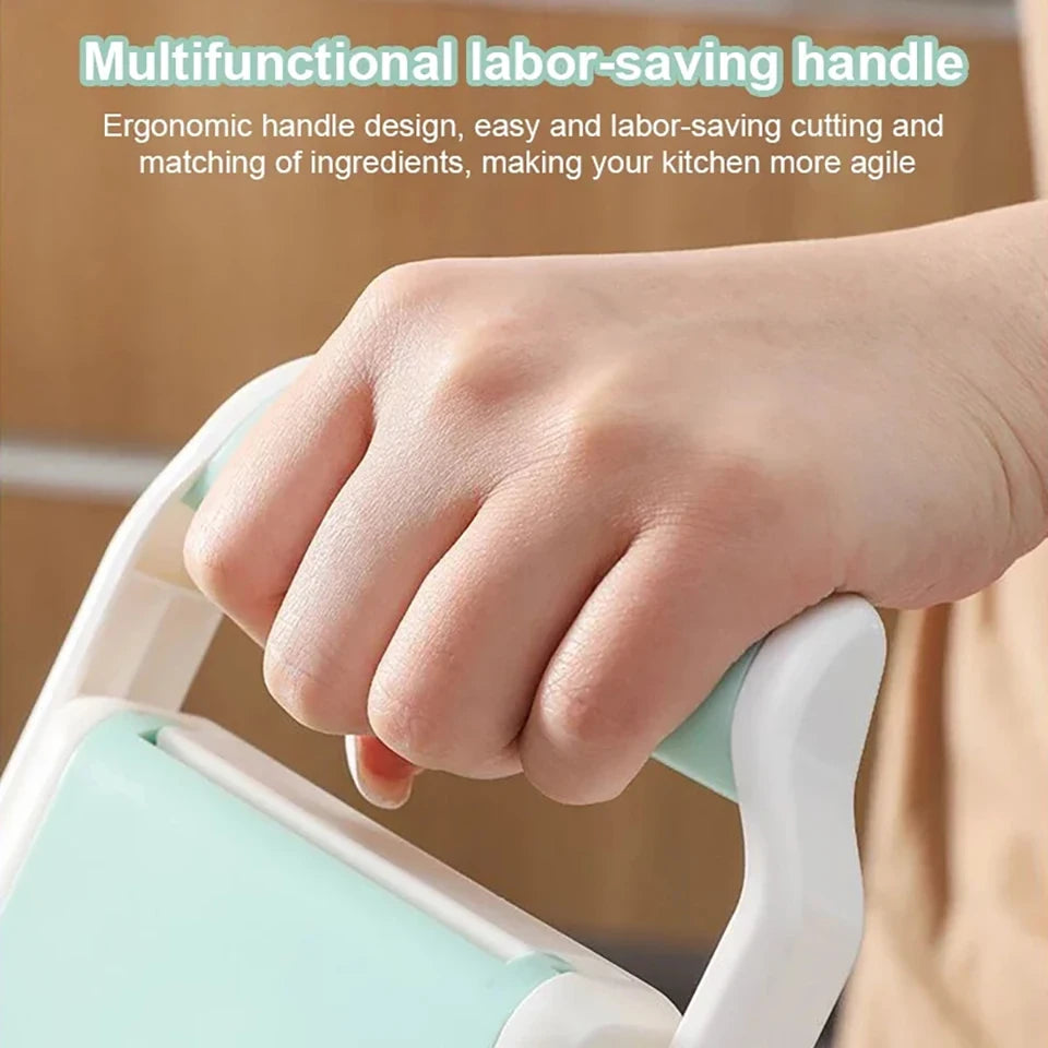 5-in-1 Vegetable Chopper & Mandoline Slicer – Manual Food Cutter, Fruit & Potato Slicer, Julienne Shredder for Cucumber, Carrot & More