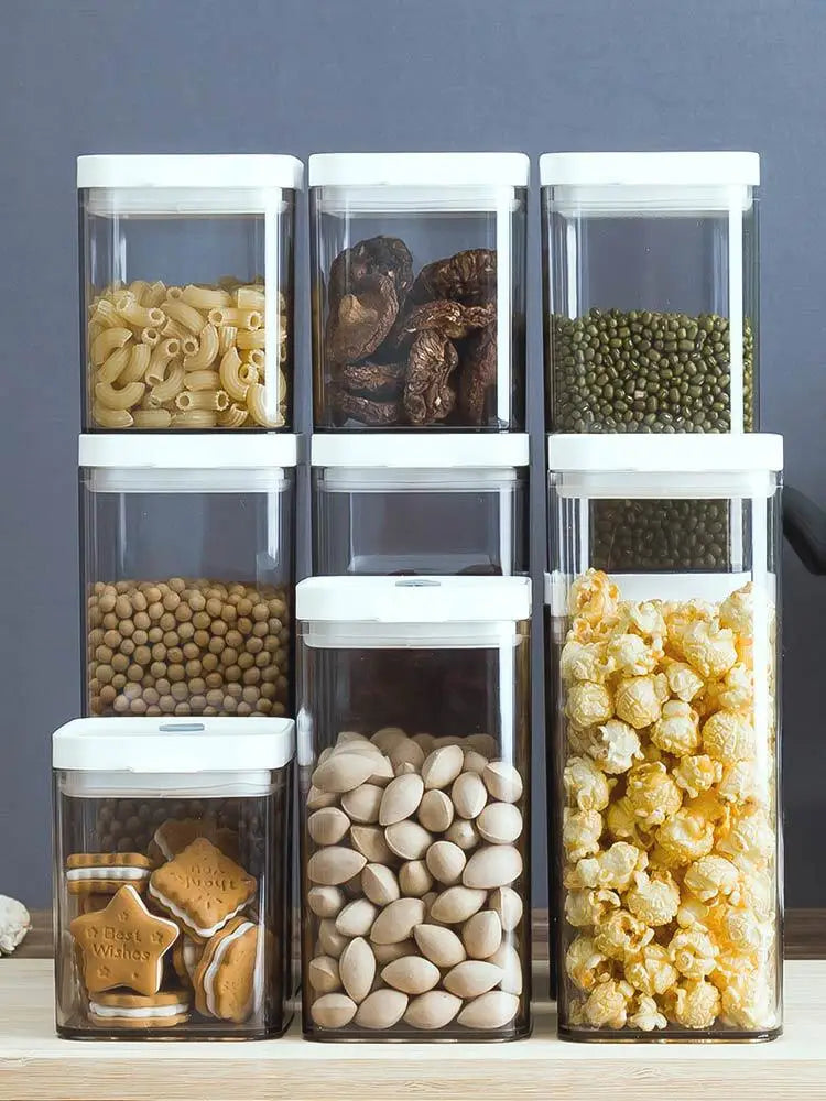 DecorBites™ Bulk Hermetic Food Storage Container Plastic Organizer