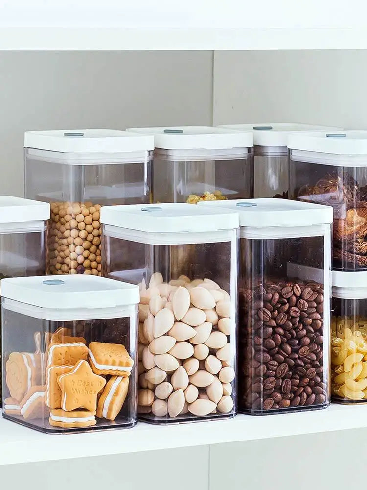 DecorBites™ Bulk Hermetic Food Storage Container Plastic Organizer