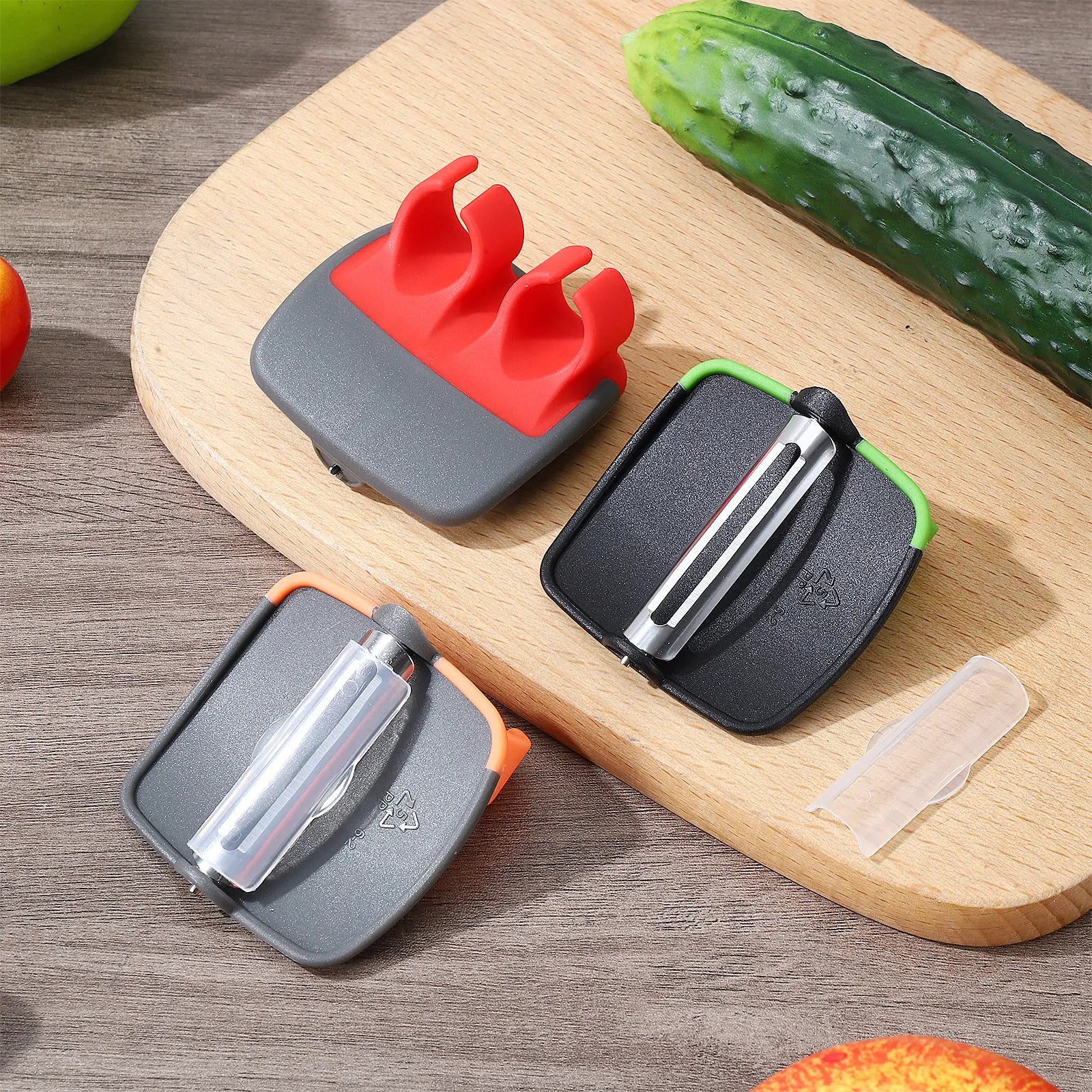 Stainless Steel Vegetable Peeler Set – Multifunction Fruit & Potato Peeler, Durable Kitchen Peeling Tool for Easy Food Prep