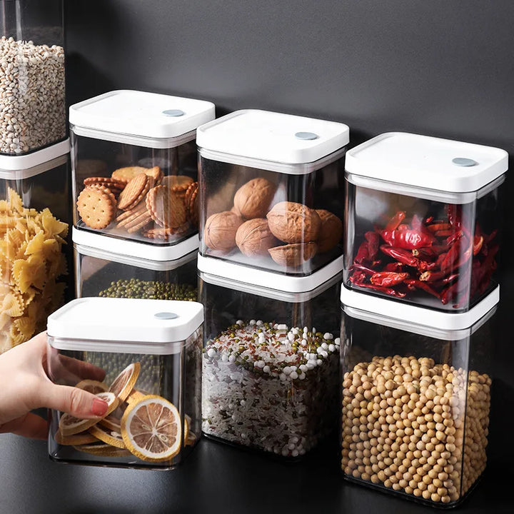 DecorBites™ Bulk Hermetic Food Storage Container Plastic Organizer
