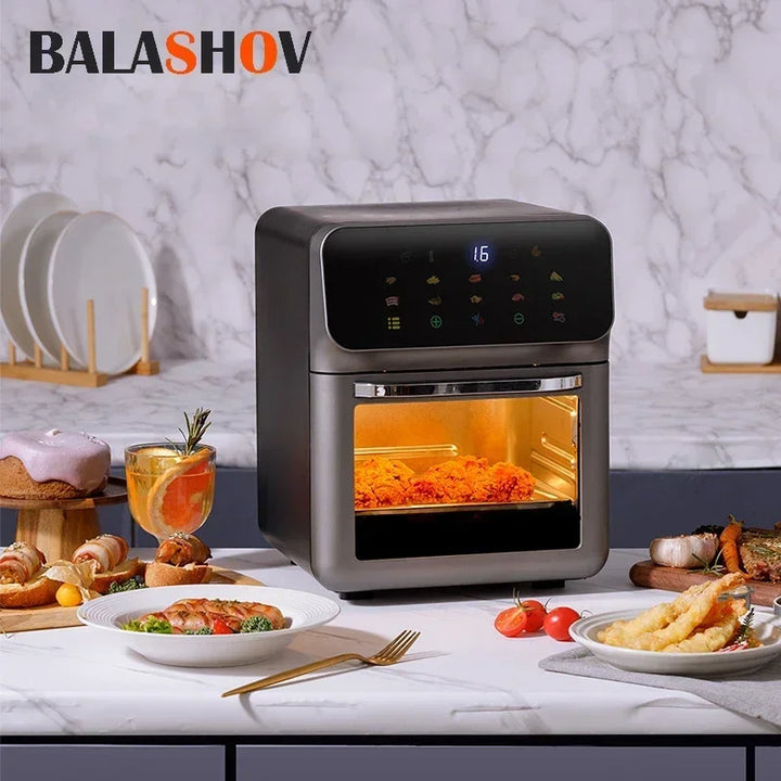 12L Air Fryer Oven 360° Convection Oil-Free
