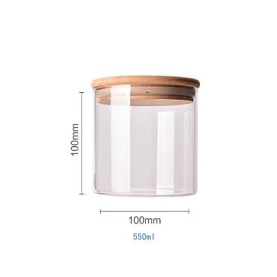 Bamboo - Covered Borosilicate Glass Food Storage Containers - KitchenCraftedGoods
