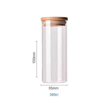 Bamboo - Covered Borosilicate Glass Food Storage Containers - KitchenCraftedGoods