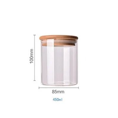 Bamboo - Covered Borosilicate Glass Food Storage Containers - KitchenCraftedGoods