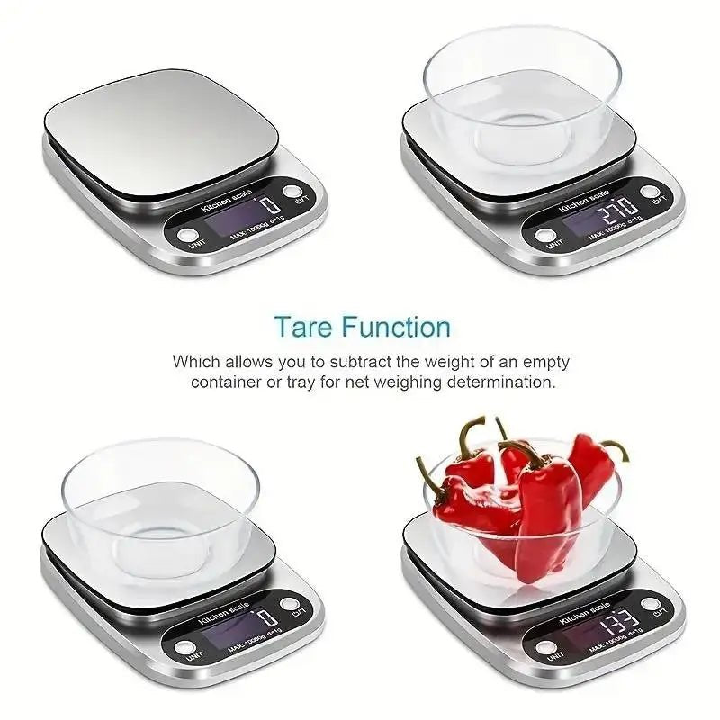 Digital Kitchen Scale 10kg/22lb – High Precision Food Scale - KitchenCraftedGoods