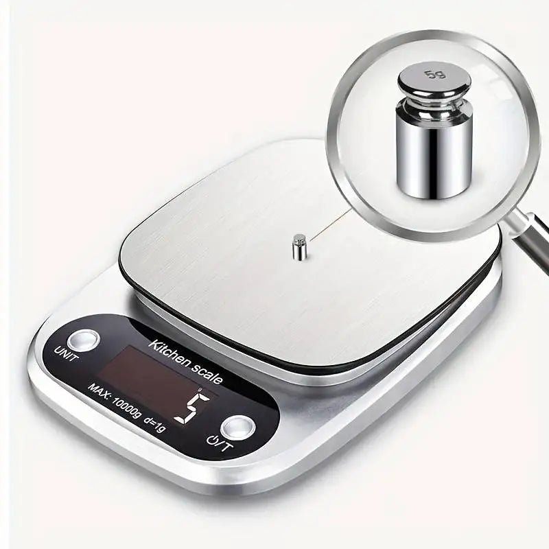 Digital Kitchen Scale 10kg/22lb – High Precision Food Scale - KitchenCraftedGoods
