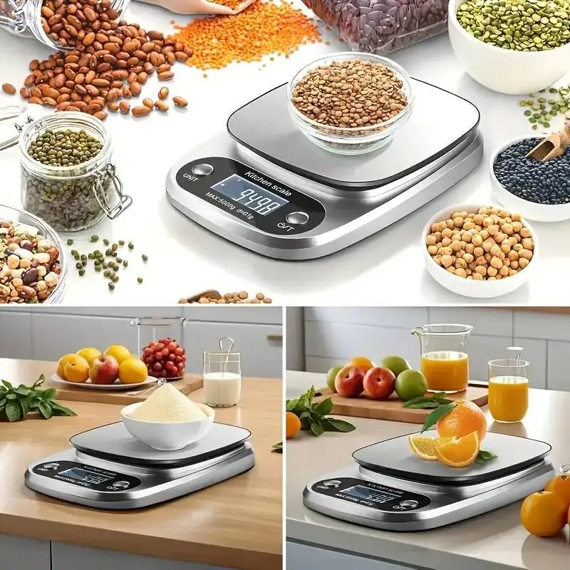 Digital Kitchen Scale 10kg/22lb – High Precision Food Scale - KitchenCraftedGoods