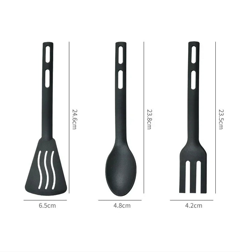 1/3-Piece Nylon Kitchen Utensils Set Spoon, Fork, Turner