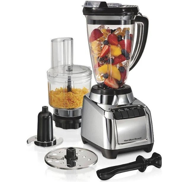 Kitchen System With Blender & Food Processor 700Watts 13" x 13.5" x 9.5" Grey 53520G - KitchenCraftedGoods