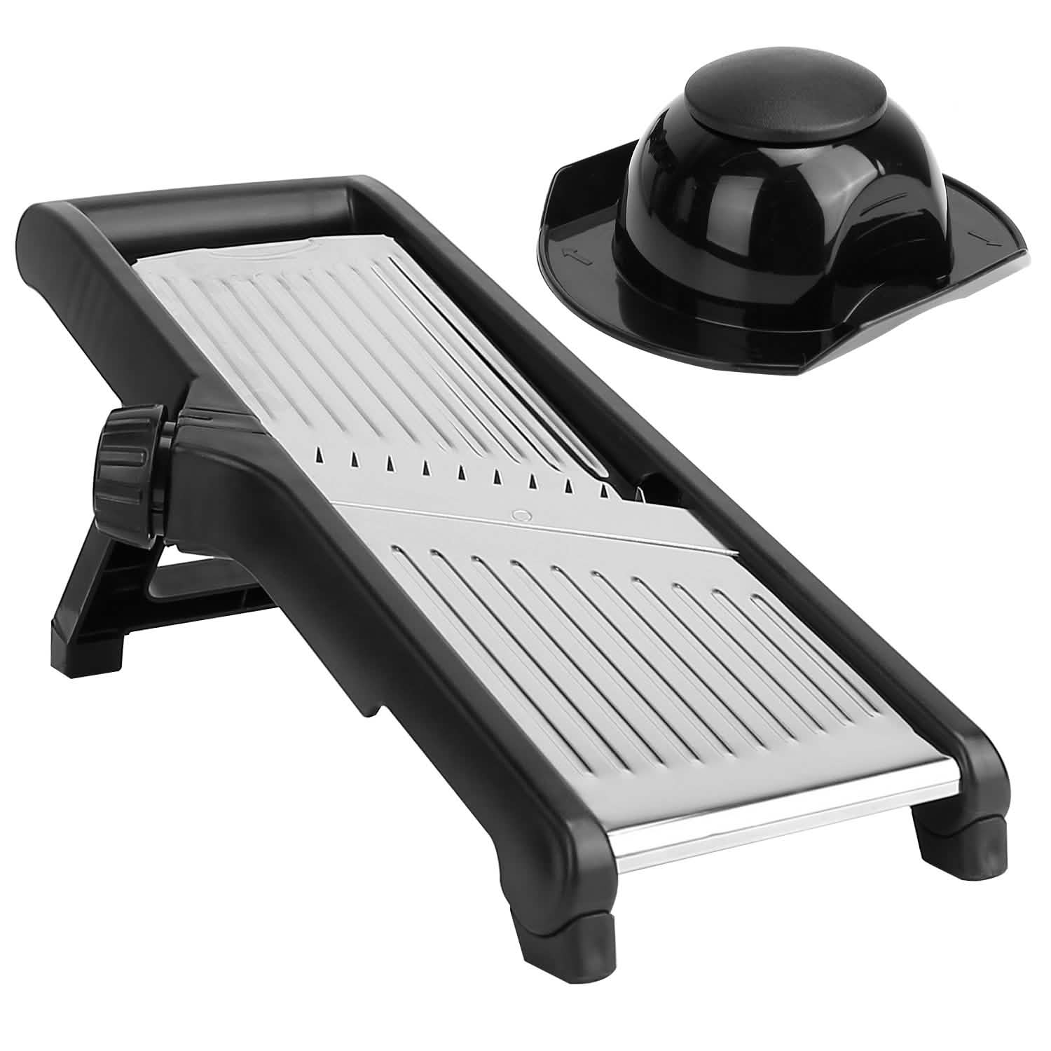 Mandoline Stainless Steel Food Slicer with 5 Adjustable Blades - KitchenCraftedGoods