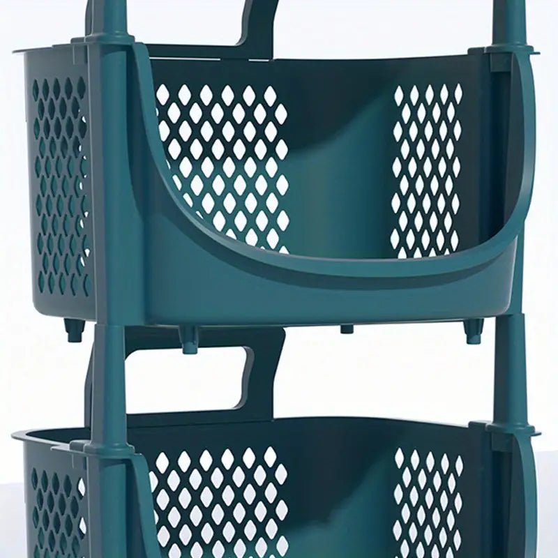 Mobile Storage Cart for Kitchen, Living Room, Bathroom - KitchenCraftedGoods