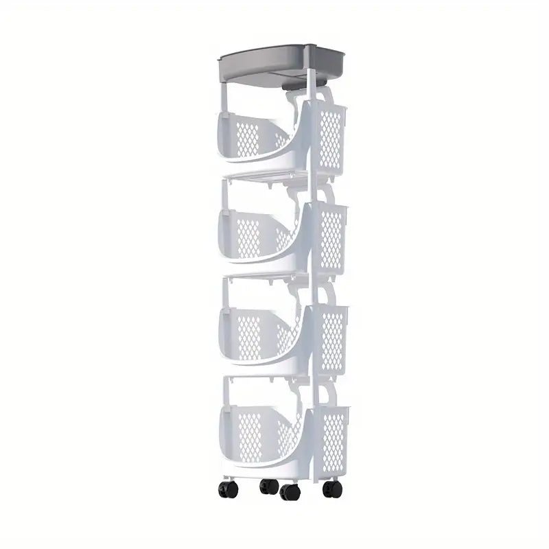 Mobile Storage Cart for Kitchen, Living Room, Bathroom - KitchenCraftedGoods