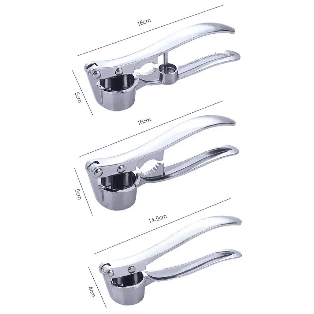 Multi - Functional Stainless Steel Garlic & Ginger Press - KitchenCraftedGoods