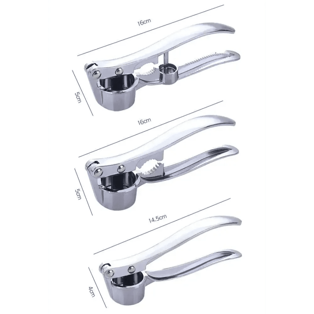Multi - Functional Stainless Steel Garlic & Ginger Press - KitchenCraftedGoods