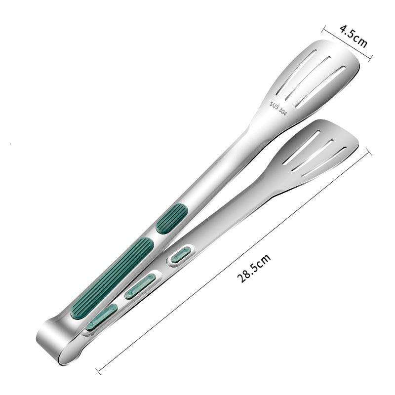 Multifunctional Stainless Steel Kitchen Tongs & Spatula - KitchenCraftedGoods