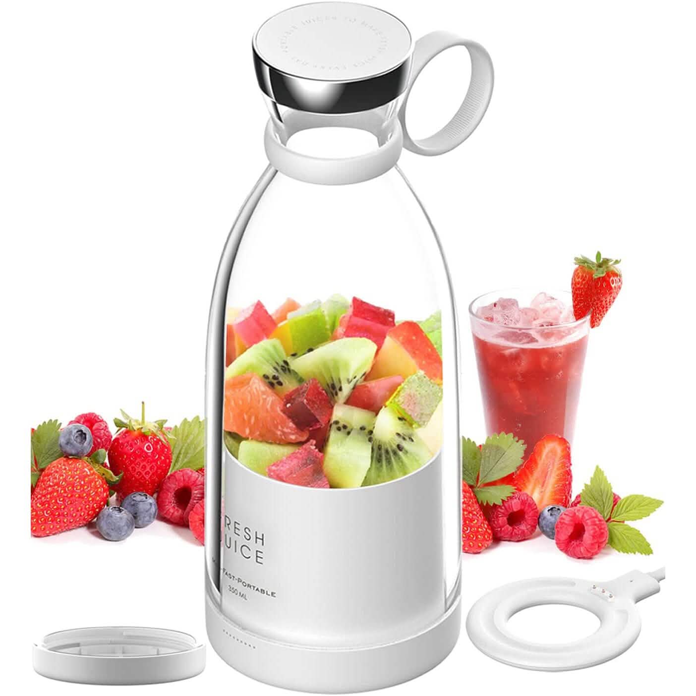 Portable Blender Bottle Electric Juicer - KitchenCraftedGoods