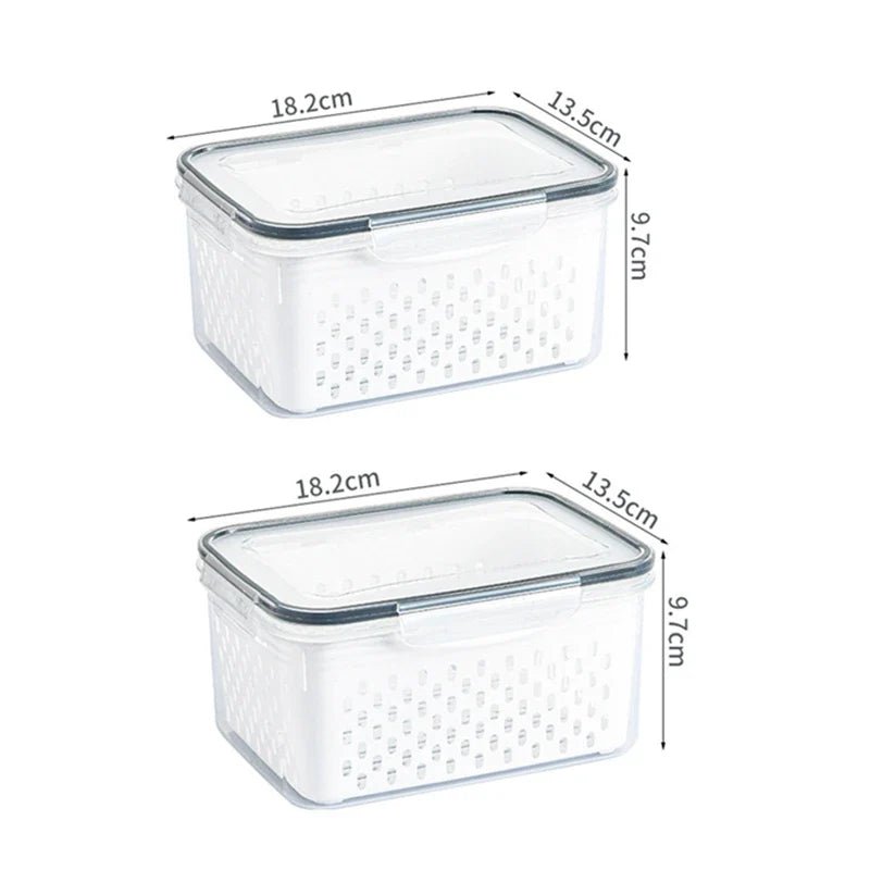 Refrigerator Storage Boxes - KitchenCraftedGoods