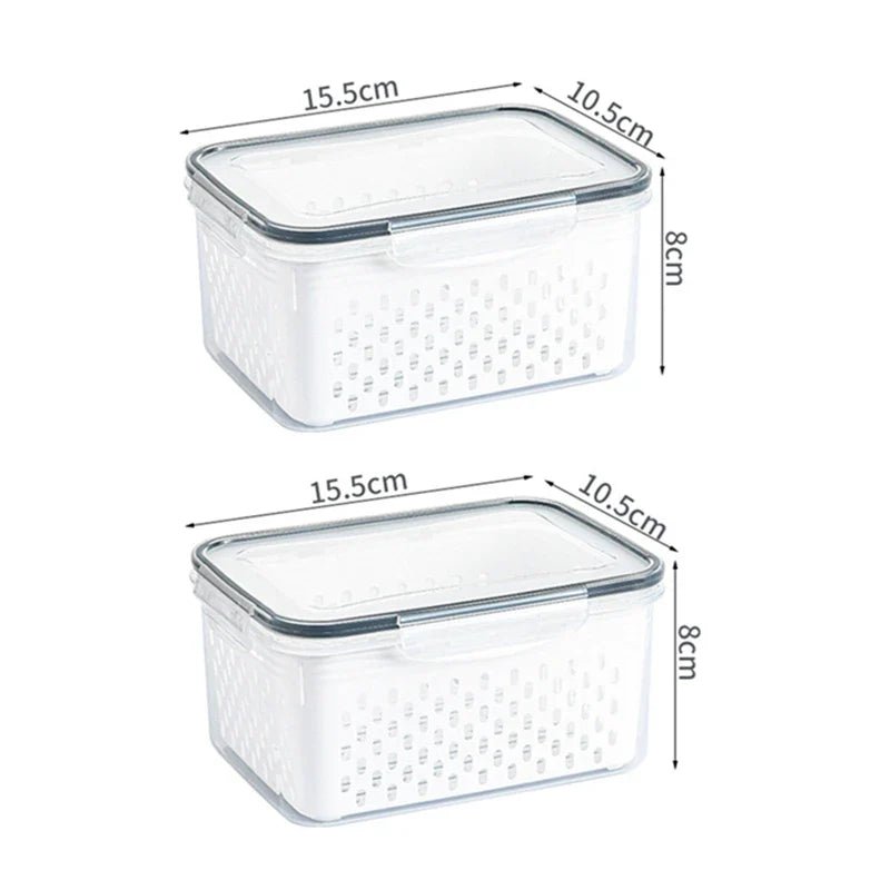 Refrigerator Storage Boxes - KitchenCraftedGoods