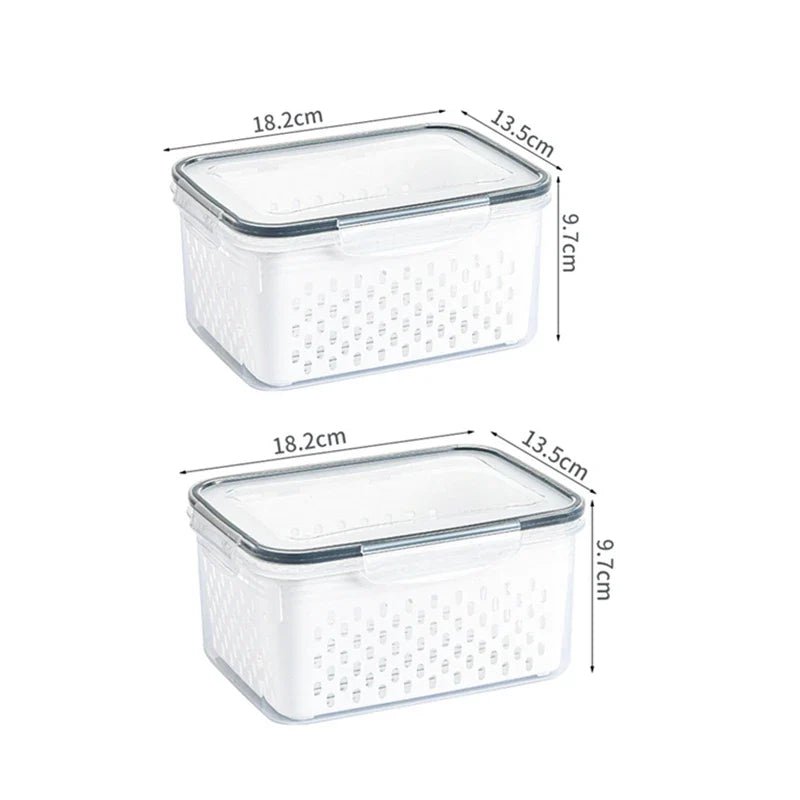 Refrigerator Storage Boxes - KitchenCraftedGoods
